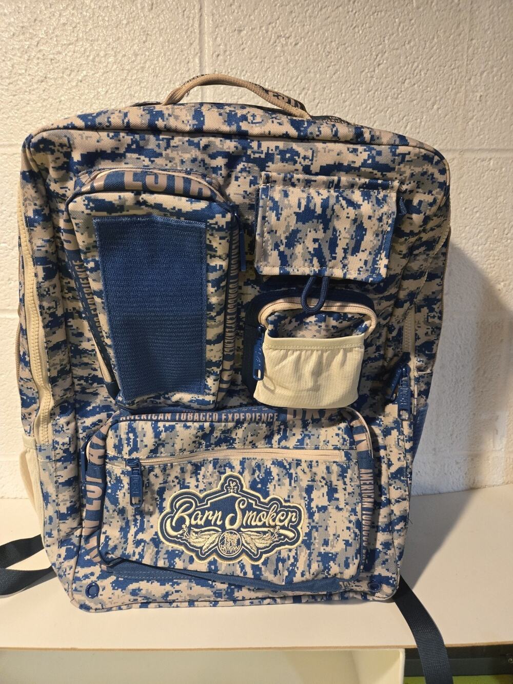 Barn Smoker Backpack Blue Used Nice Condition